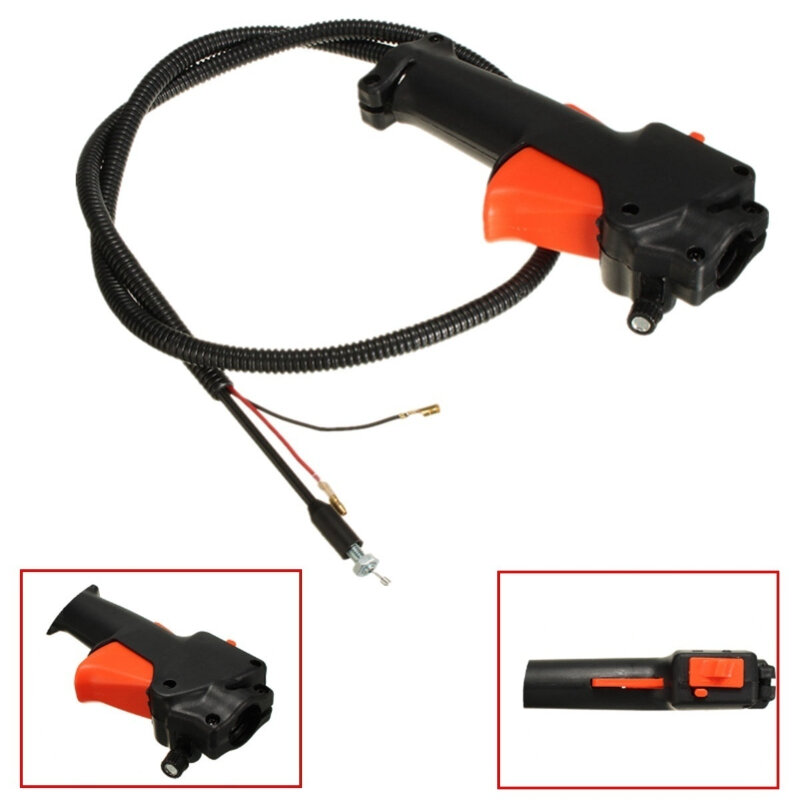Menangani Switch Throttle Memicu Kabel untuk Strimmer Pemangkas Rumput Brush Cutter