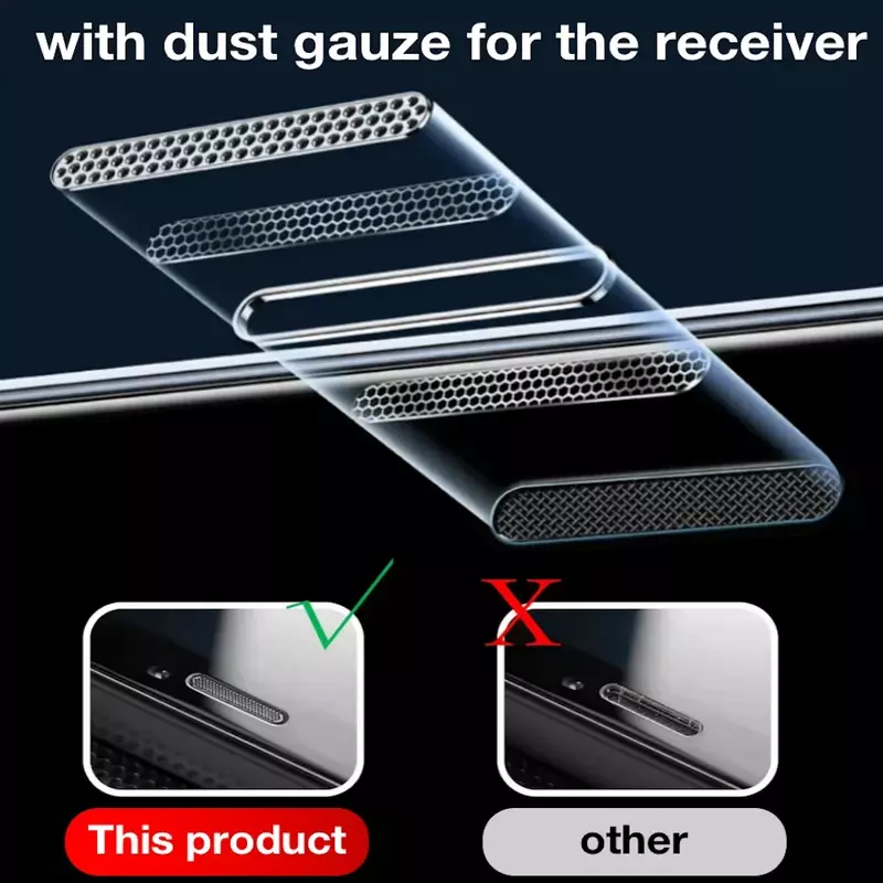 Onzichtbare Artefact Screenprotector Stofvrij Zonder Bubbels Glas Met Installeer Kit Verwijder Explosiebestendig Voor Iphone14 Pro Max