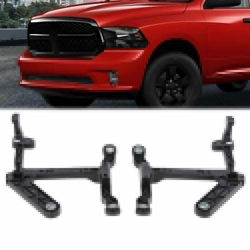 CH1061108 Fog Light Bracket Set Front Bumper Lamp Mounting Compatible For 2013-2022 Ram 1500 Replaces 68232454AA 68196980AB