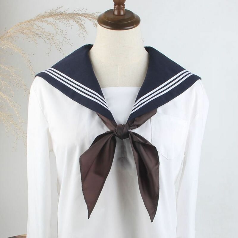 Wstążki z kokardką japoński do szkoły kostium krawaty JK muszka krawaty marynarskie małe muszki trójkątny szalik