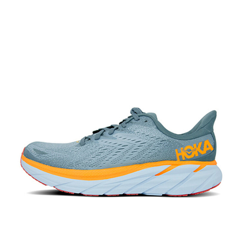 Hoka Clifton 8 Running Shoes Men's and Women's Lightweight Cushioning Marathon Absorption Highway Trainer Sneakers
