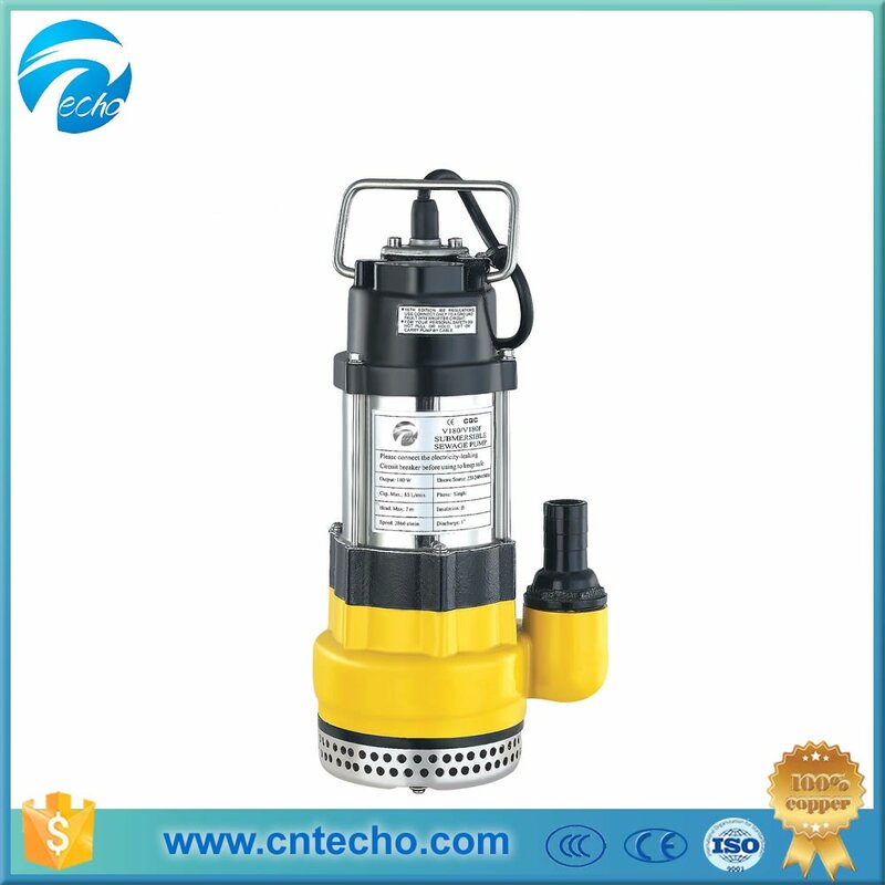 submersible pump V1500D Band cut type 1.5 HP 1.1 kw stainless steel dirty water drain sewage pump