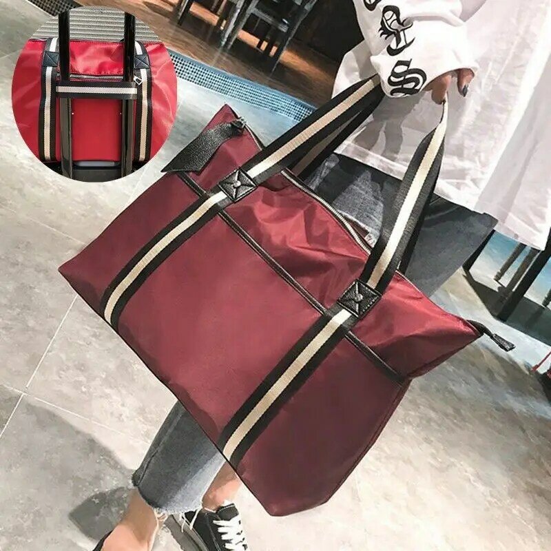 Fashionable Travel Tote for Women To Carry As Handbag or Fit Onto Luggage Perfect for Short Trips and Sporty Outings Q348