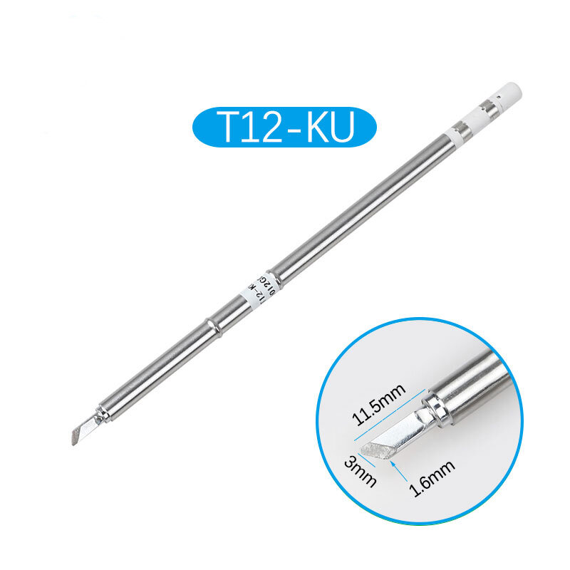 T12 Soldering Solder Iron Tips T12 Series Iron Tip For Hakko FX951 STC AND STM32 OLED Soldering Station Electric Soldering Iron