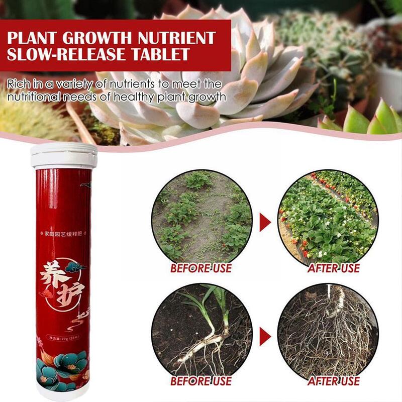 1Bottle Gardening Universal Slow-release Tablet Phosphorus Fertilizer Slow Release Supply Nitrogen Plant Garden Flowers Rel H4Z0