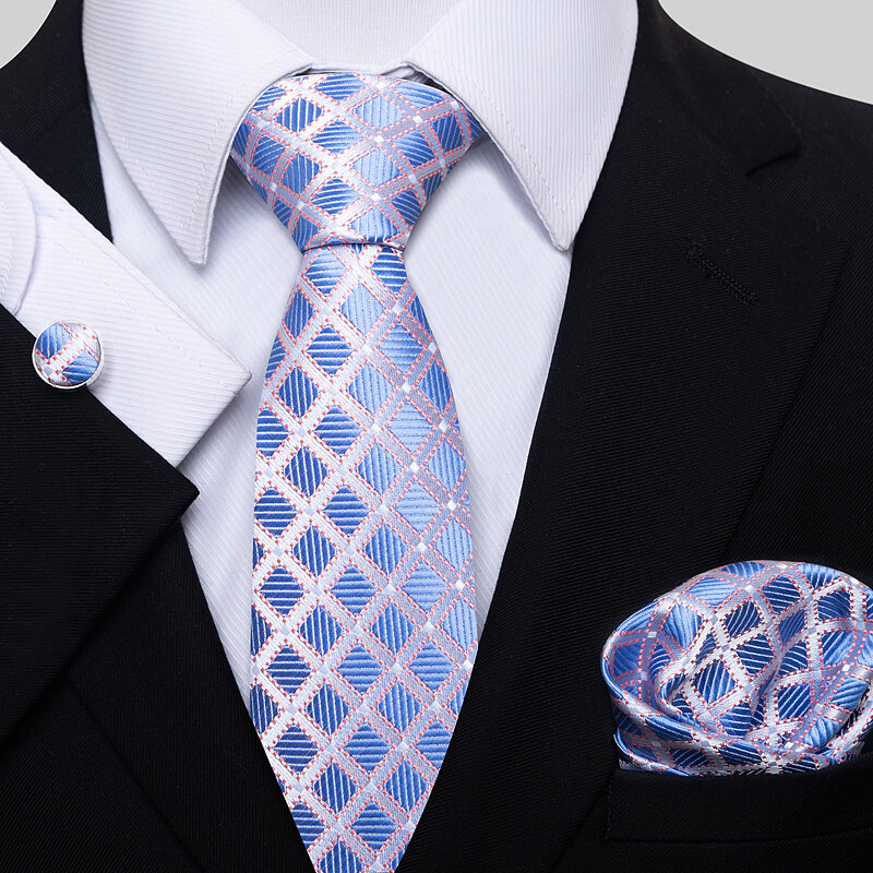 Ensemble de boutons de manchette carrés pour hommes, 65 couleurs, mode, livraison directe, cadeau de vacances, cravate, accessoires de mariage, bleu, adapté au lieu de travail