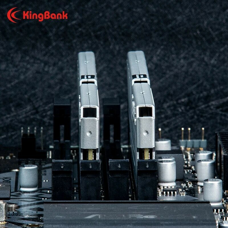 Kingbank-Computador Desktop dissipador de calor RAM, DDR5, 6000MHz, 6400MHz, XMP, 8GB, 16GB, 32GB, Dual Channel, PC