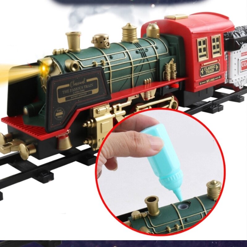 Educatief speelgoed Treinwagon met afstandsbediening, muziek en zwaailichten Spannende set treinwagons met afstandsbediening