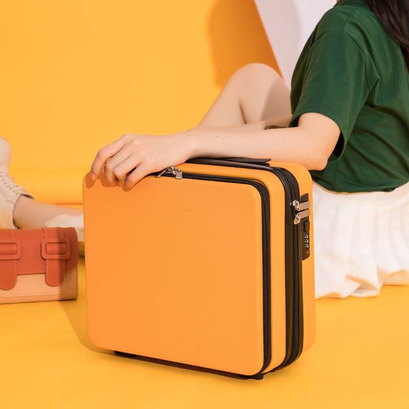 Mini valise à roulettes de couleur bonbon, boîte d'embarquement légère de 16 pouces, haute qualité, en promotion