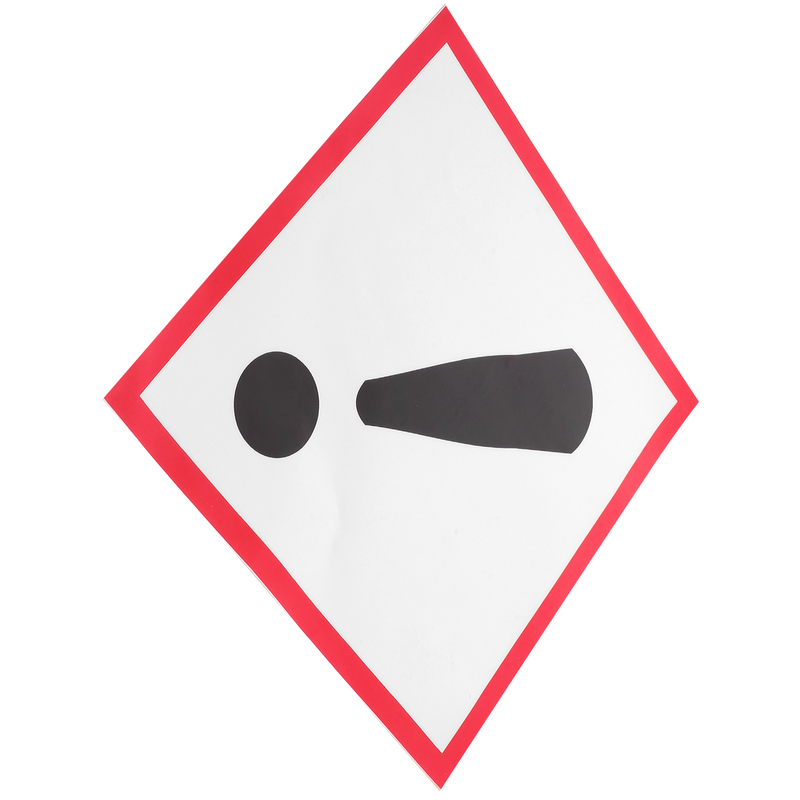Etiquetas adhesivas de peligro, pegatina reflectante, señal de seguridad, etiqueta de peligro para coche
