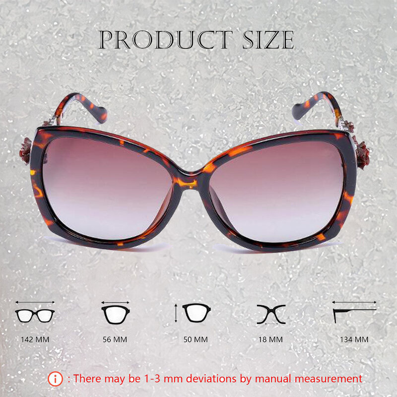 نظارات شمسية مربعة عتيقة للنساء ، إطار كبير ، ظلال متدرجة ، مصمم علامة تجارية ، أزياء نسائية