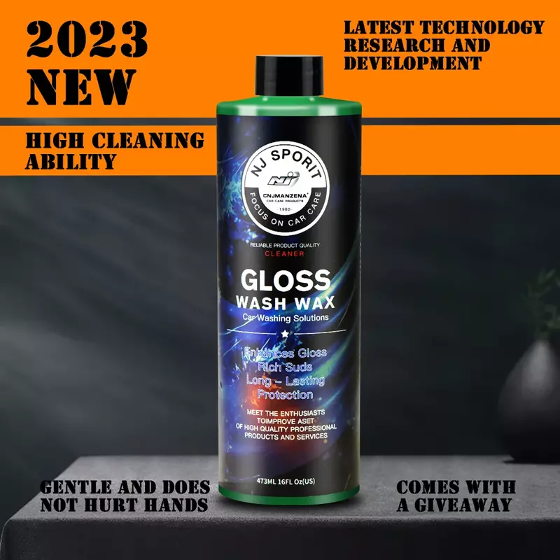 Car Wash Shampoo Gloss Wax Multifunctional Washing Liquid Cleaning Tools Auto Soap foam Windshield Washer Accessories 1:1000
