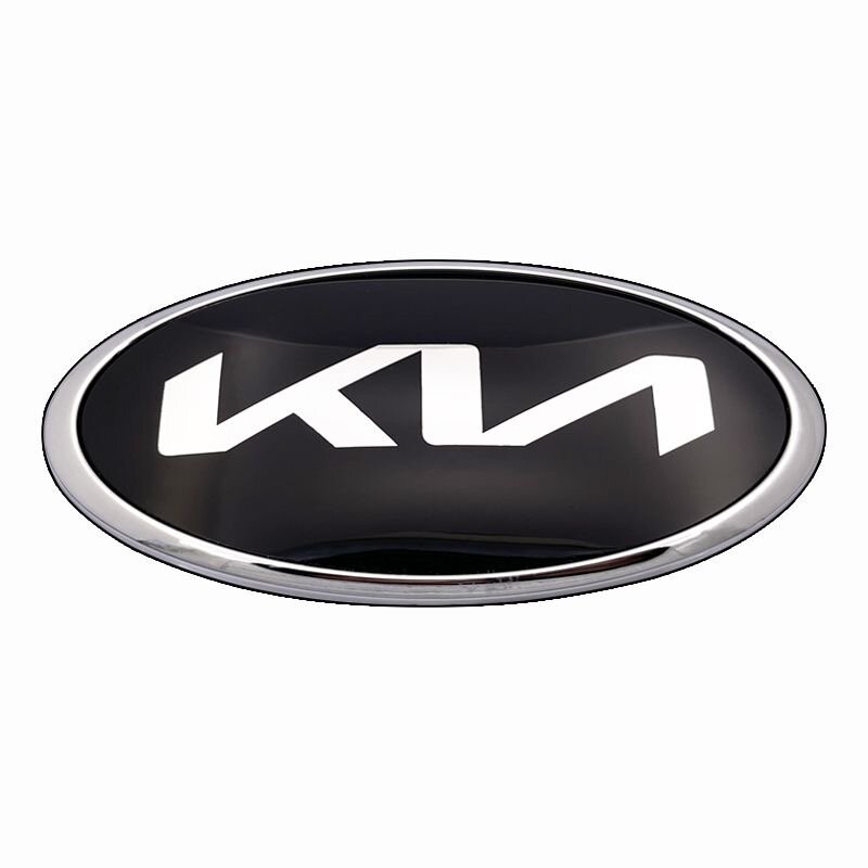 Stiker lencana bagasi belakang Emblem kap depan mobil 130*65mm untuk KIA sportage ceed sorento cerato optima picanto rio soul k5 stonic