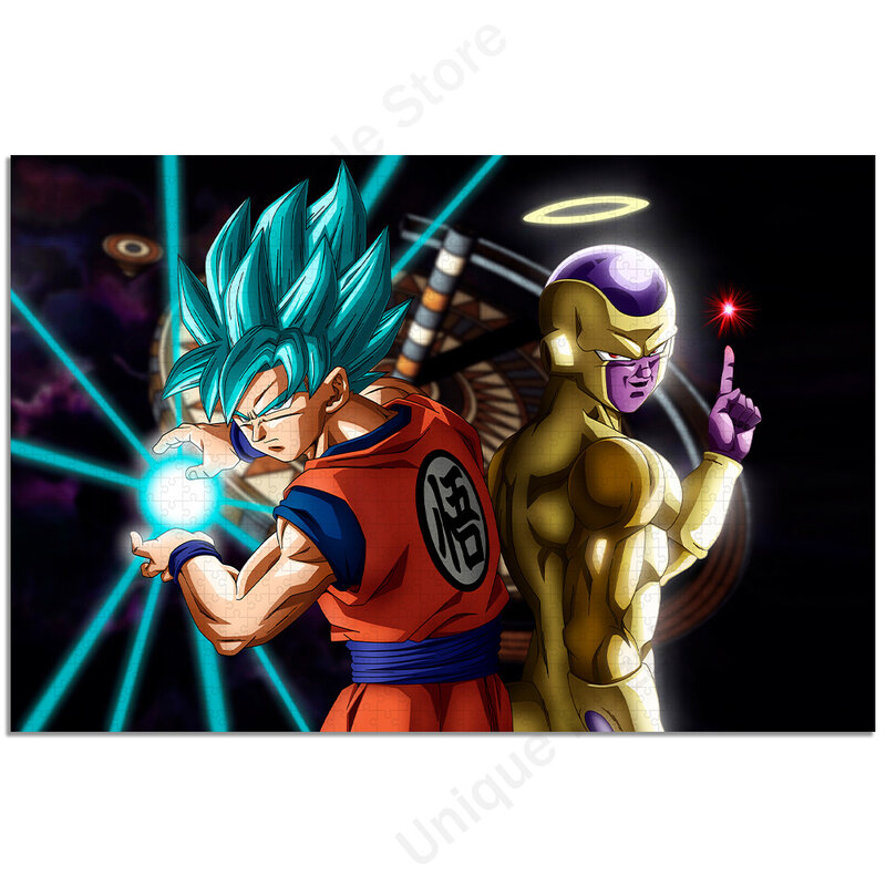 Dragon Ball Wooden Jigsaw Puzzle Intelligence Puzzle Cartoon Jigsaw Puzzle Kids Learning Educational Toys for Children & Adults