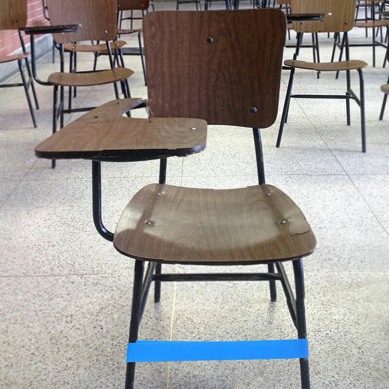 Fasce elastiche per sedie da 10 pezzi fasce elastiche per sedie in aula strumenti colorati Adhd piedini elastici per sedie in aula per bambini