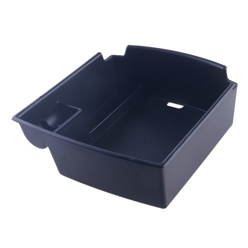 Caja de almacenamiento con reposabrazos para coche, bandeja organizadora compatible con Hyundai Kona Encino 2021, 2020, 2019, 2018, 2017, plástico ABS negro
