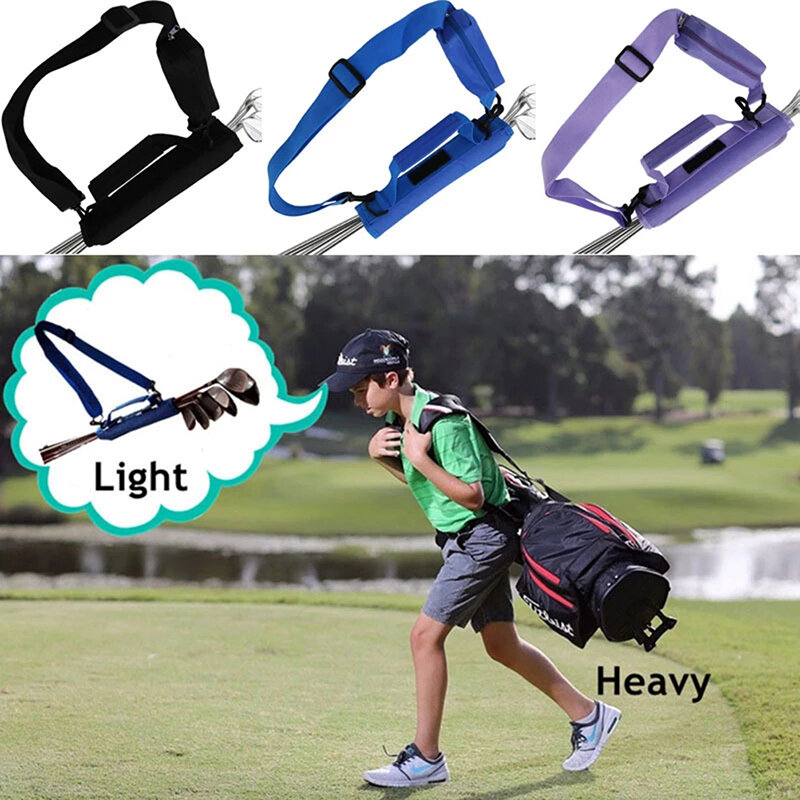 1Pc Mini Nylon Golf Carrier Bag Driving Range Travel Bag Golf Training Case With Adjustable Shoulder Straps Golf Accessories