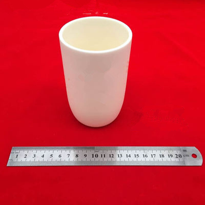 Crisol de alúmina en forma de arco, crisol de cerámica de alúmina 500 pura, Al2O3, análisis científico, crisol de fundición fina y alta, 30ml-99% ml