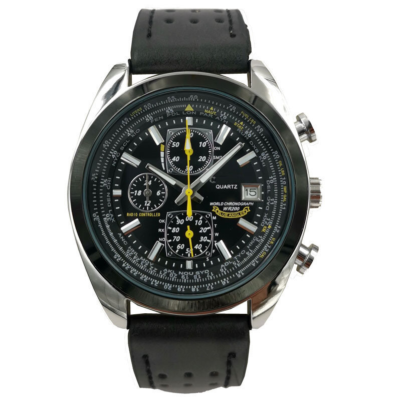Luxury Men's Watch Classic Style Stainless Steel Strap Waterproof Watch Business Casual Quartz watch