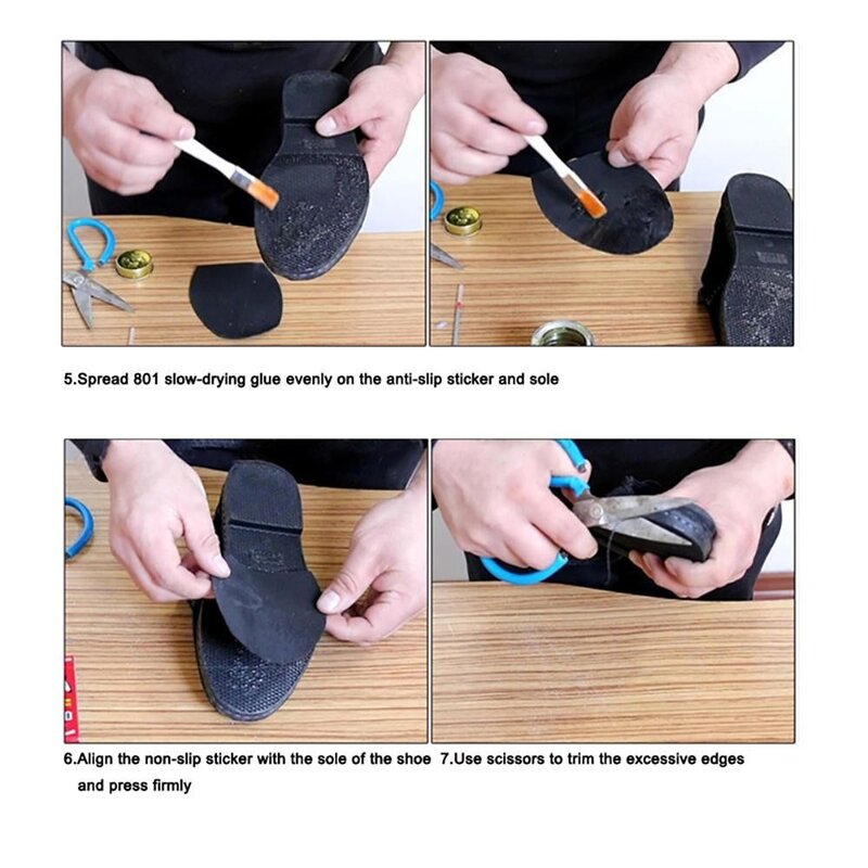 Patch de réparation de l'offre elles intérieures de chaussures pour hommes et femmes, patchs de réparation de l'offre elles extérieures, patch de réparation de l'offre elles de chaussures en caoutchouc