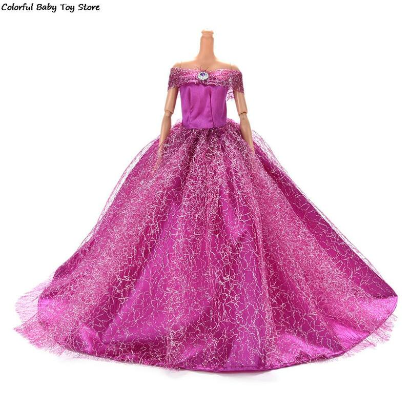 Handmade Wedding Princess Dress, Roupa elegante, Vestido para vestidos de boneca, Alta qualidade, Venda quente disponível