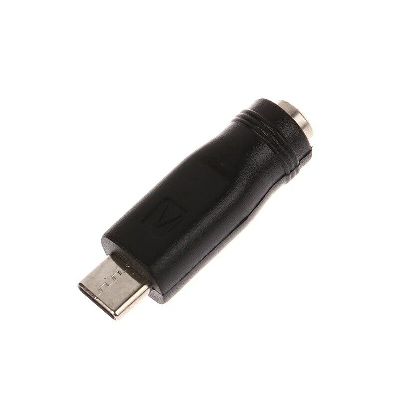 1PC DC Power Adapter Converter 5.5x2.1mm Female Jack To USB Type C Male Connector