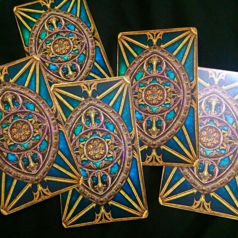 78 Tarot iluminati Kit kartu Tarot kartu misterius bermain kartu papan permainan
