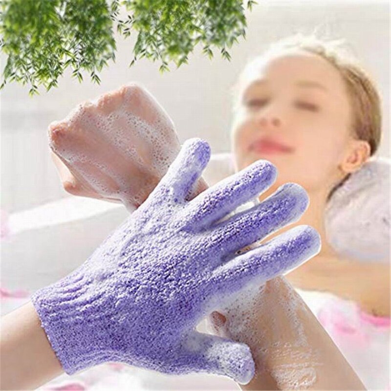 ถุงมือขัดผิว30ชิ้นสำหรับฟองน้ำทำความสะอาดนวดเพื่อทำความสะอาดผิว