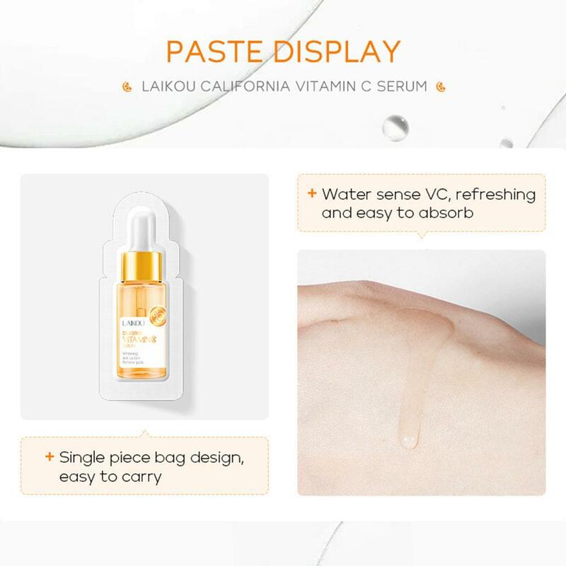 1PC LAIKOU Serum Japan  Essence Anti-Aging Hyaluronic Acid Pure 24K Gold Whitening Vitamin C Anti Wrinkle Face Serum Care Skin