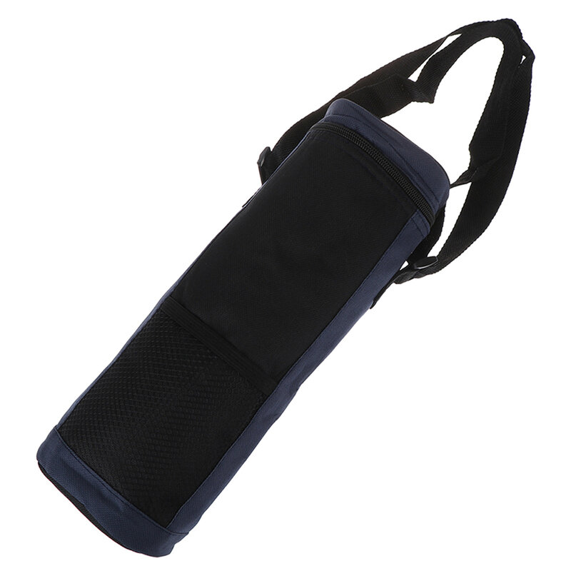 Bolsa anticaída para botella de agua, bolso enfriador aislado de alta capacidad para senderismo al aire libre, bolsa de mano para botella de agua de viaje
