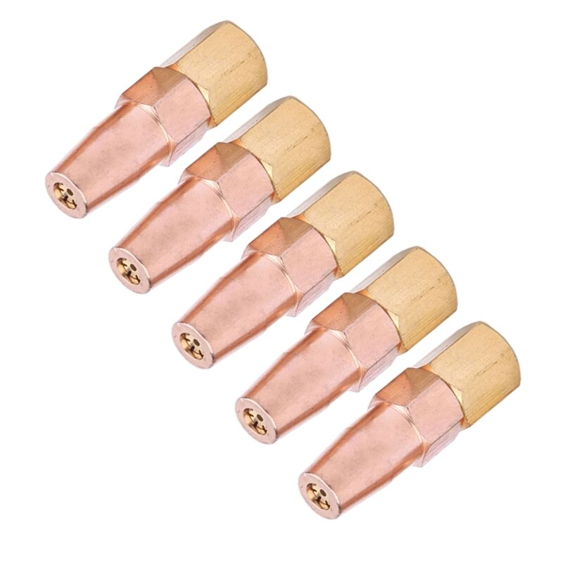5Pcs Gas Brazing Nozzle H01-6 Welding Propane Gas Liquefied Gas OxygenGas 94PD