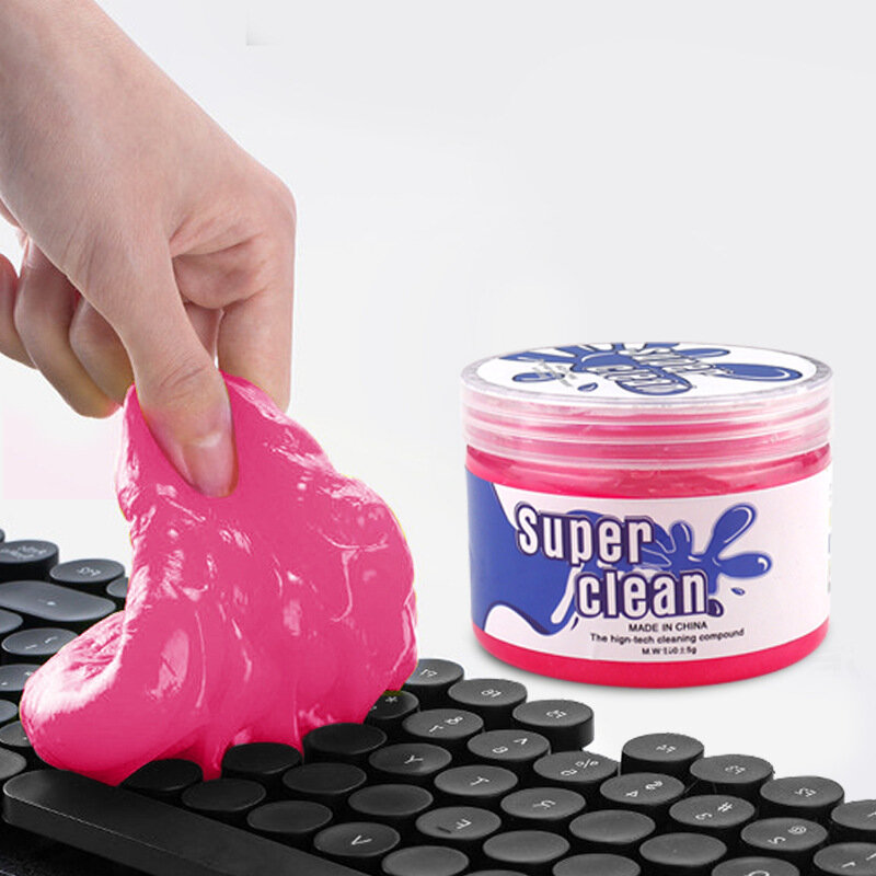 75/120G Super Dust Clean Clay Dust Keyboard Cleaner Slime Toys Cleaning Gel Car Gel Mud Putty Kit USB for Laptop Cleanser Glue