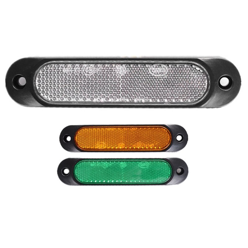 4Pcs 27 LED Side Marker Light Clearance Lamp Caravan Car Lights For Truck Trailer Tractor Lorry Pickup