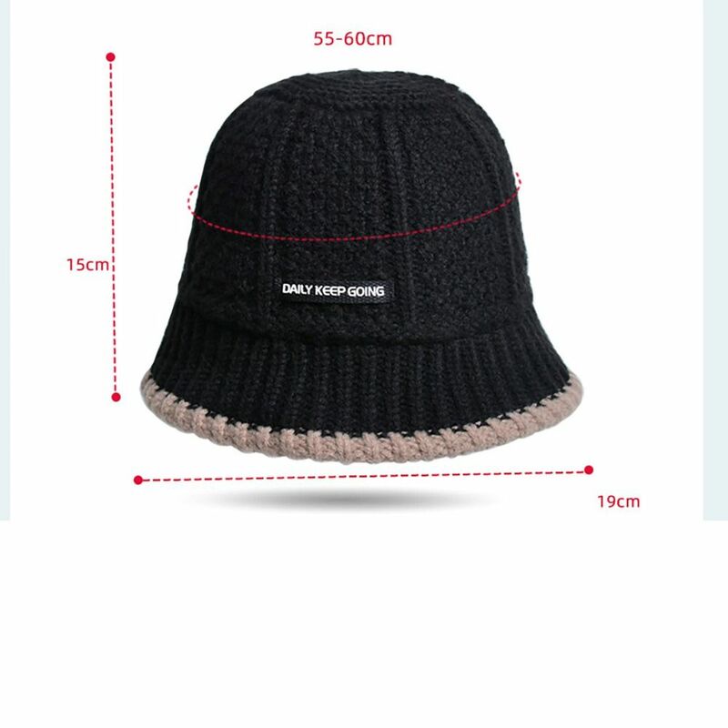 Topi rajut serbaguna Retro musim gugur, topi beanie Fashion tebal tahan dingin untuk dalam dan luar ruangan