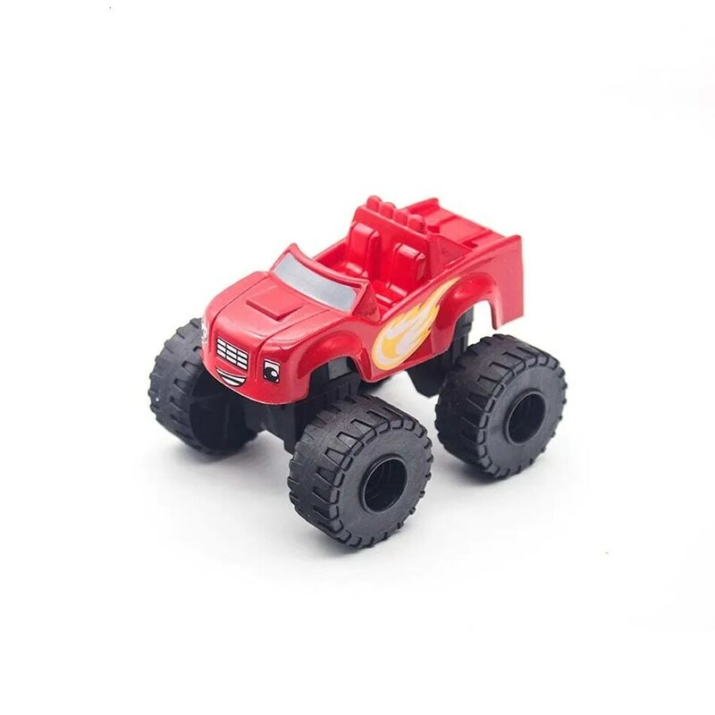Blaze เครื่องของเล่นรถรัสเซีย Miracle Crusher รถบรรทุกยานพาหนะรูป Blazed The ตุ๊กตาสัตว์ประหลาดสำหรับของขวัญเด็กของเล่นเด็ก