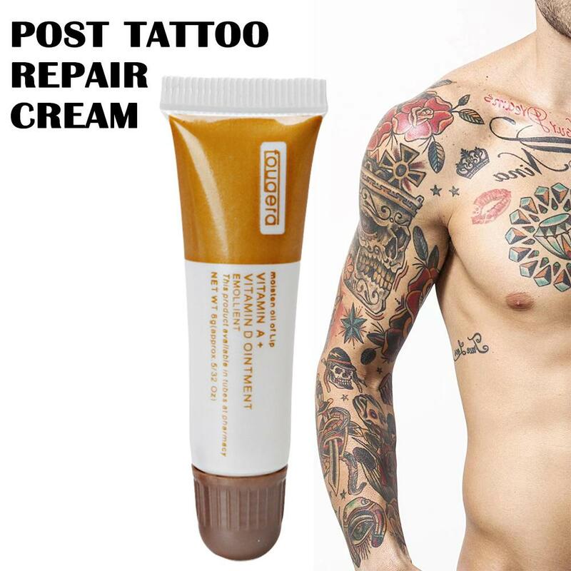 1 stücke Post Tattoo Reparatur Creme Gel heilende Haut Anti-Narbe Zubehör Augenbrauen bewahren Körper Hautpflege Farbe Tattoo PMU Lippen T1F5