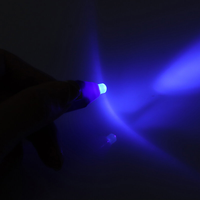 1 шт. светодиодный уличный простой в переноске фиолетовый фотобрелок мини Ультрафиолетовый пластиковый фонарик подарок маленький кулон