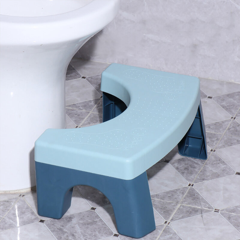 Neue zusammen klappbare Toilette Squatty Tritt hocker Kinder stuhl Fuß Sitz lehne Bad Töpfchen Squat Aid Helfer Anti-Rutsch-Erhöhte Werkzeuge