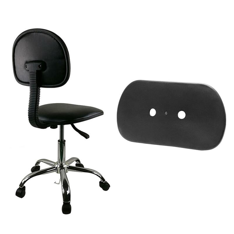 Black Office Chair Backrest Pad, Substitui Direto, Voltar Almofada Anexo para Cadeira de Jogos, Cadeira Giratória Tarefa, Fácil Instalação