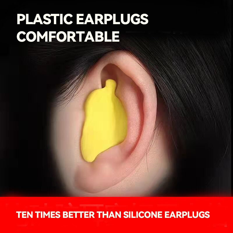 30 Pares/pacote Anti-Noise Ear Plug Som Isolamento Ear Proteção Earplugs Sleeping Plugs Impermeável Silicone Swim Earplugs Soft