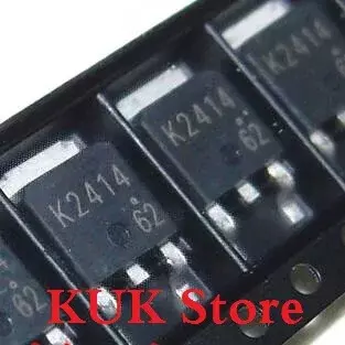 DPAK original, 100% novo, K2414 2SK2414 2SK2414-Z 2SK2414-Z-E2, 10 50pcs