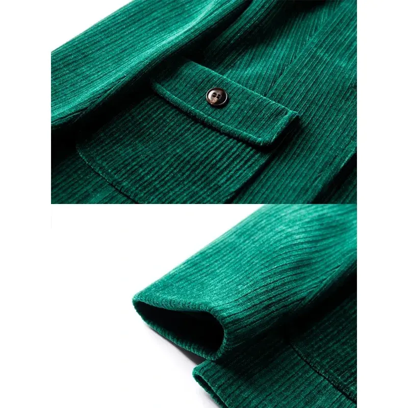 Blazer à rayures violet café vert pour femmes, veste de bureau pour dames, vêtements de travail d'affaires, manteau formel avec poche