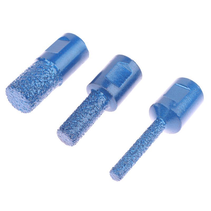 5mm 10mm 15mmM10 Thread Vaccum Brazed Diamond Finger Bit Milling Cutter For Ceramic Granite Marble Tile Drill Bits Hole Opener