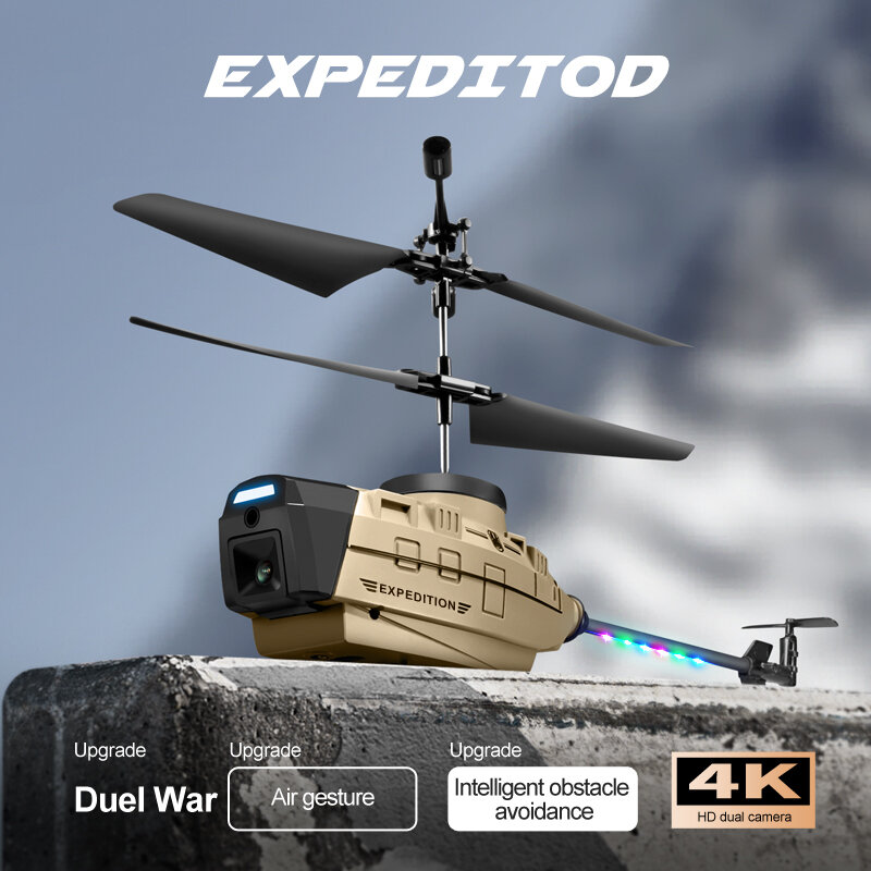 Nowy KY202 helikopter RC 10K HD podwójny aparat wykrywanie gestów inteligentne unikanie przeszkód w zawisku RC zabawkowy dron 6KM