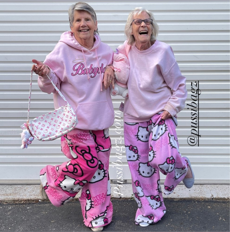 Sanrio Hello Kitty Pajamas Pants Black Pink Anime Flannel Women Warm Woolen Whitecartoon Casual Home Pants Autumn Girls Trousers
