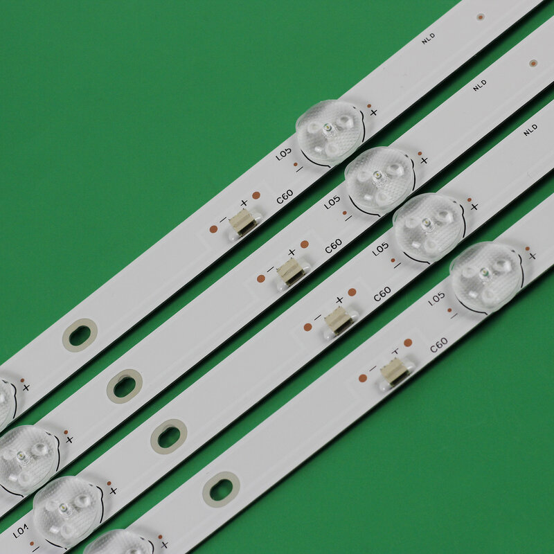 LED backlight strip For JS-D-JP50DM-101EC(81112) R72-50D04-024 988-14-1T/3030-300-6.6/4P 94V-0 E125436JF-AL E50DM1000/FHD