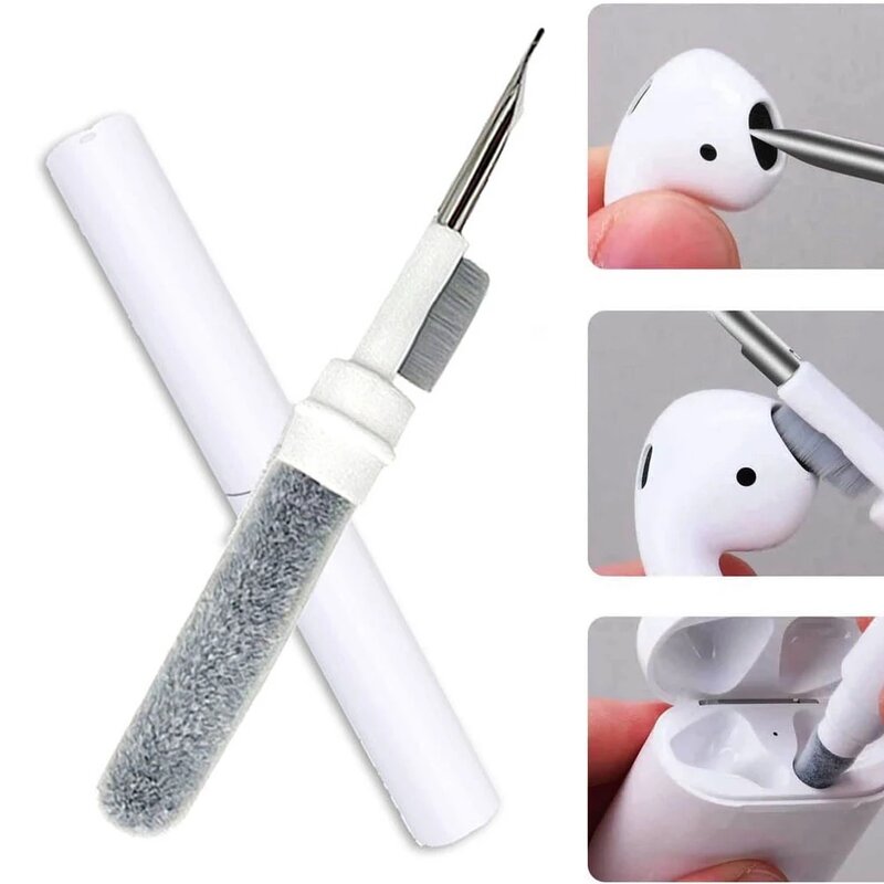 Herramienta de limpieza de auriculares Bluetooth para Airpods Pro 3 2 1, Kit de limpiador de estuche de auriculares duradero, cepillo de limpieza para Xiaomi Airdots 3Pro