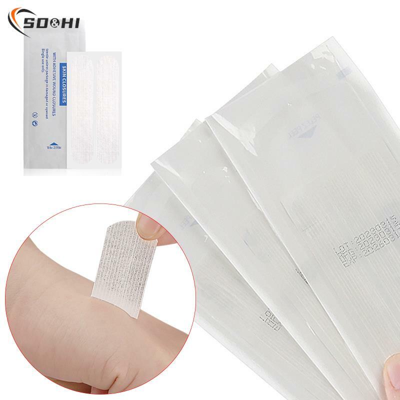 Wound Skin Closure Strips Postpartum Wound Repair Cosmetic Surgery Steri Strip Adhesive Medical Suture Free Surgical Tape