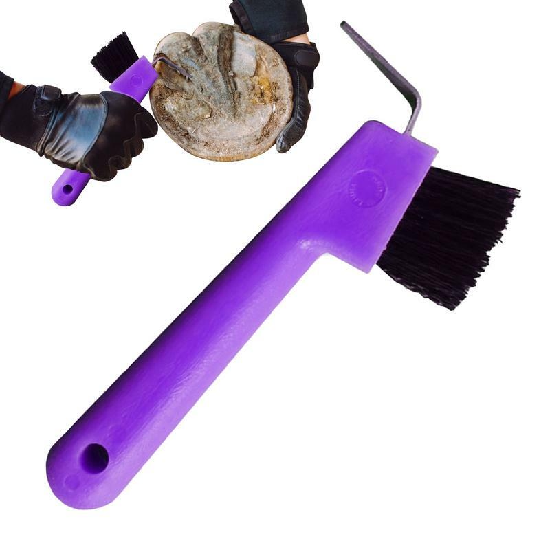 Escova de limpeza com alça ergonômica, suprimentos de limpeza para adultos e crianças, 2 em 1, picareta de casco