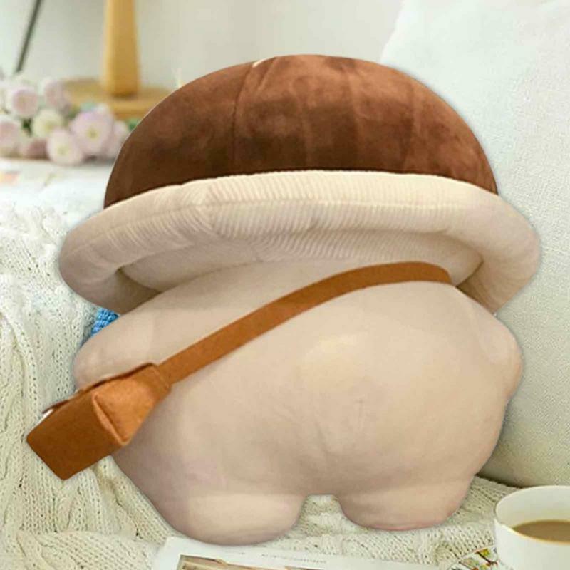 Shiitake Mushroom Pillow Kindergarten Mushroom Plush Doll Soft Stuffed Cartoon Vegetable Mushroom Plushies  for Kids Teens